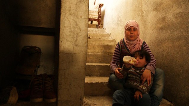 Fleeing Russian Airstrikes: Breaking Borders