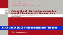 Collection Book Applied Cryptography and Network Security: 11th International Conference, ACNS