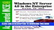 New Book Windows Nt Server 4.0 in the Enterprise: Accelerated McSe Study Guide