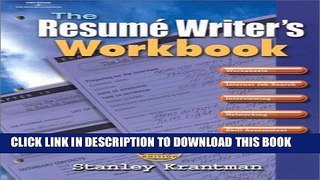 Collection Book Resume Writer s Workbook