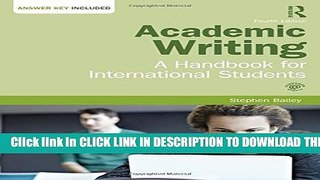 New Book Academic Writing: A Handbook for International Students
