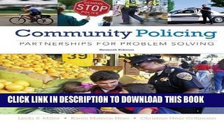 New Book Community Policing: Partnerships for Problem Solving