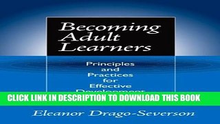 Collection Book Becoming Adult Learners: Principles and Practices for Effective Development