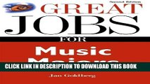 New Book Great Jobs for Music Majors