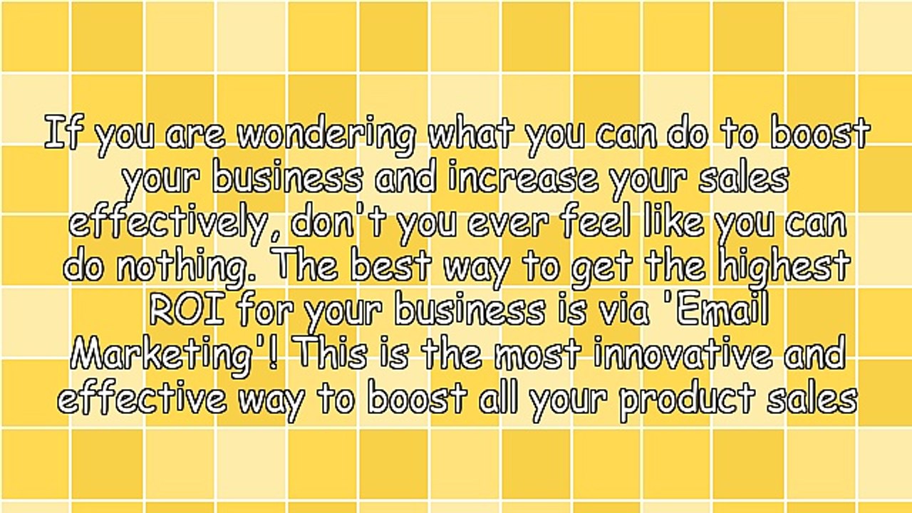 Email Marketing - The Best and Cheapest Way to Increase Your Sales