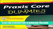 Collection Book Praxis Core For Dummies, with Online Practice Tests