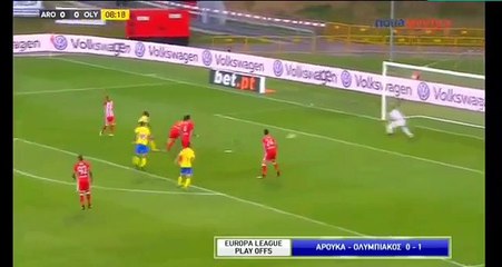 Olympiakos vs Arouca 2-1 All Goals & Highlights (UEFA Europa League) 25.08.2016 HD
