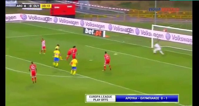 Olympiakos vs Arouca 2-1 All Goals & Highlights (UEFA Europa League) 25.08.2016 HD