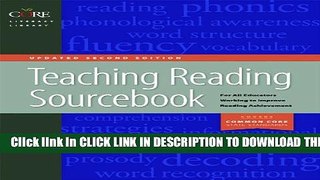 New Book Teaching Reading Sourcebook Updated Second Edition (Core Literacy Library)