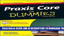 Collection Book Praxis Core For Dummies, with Online Practice Tests