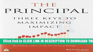 New Book The Principal: Three Keys to Maximizing Impact