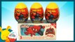 Oeufs surprises -  Spiderman - Unboxing surprise eggs -Titounis