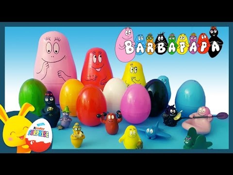 Couleurs - BARBAPAPA - Oeufs surprises Poupées gigognes pour les enfants - Titounis - Touni Toys