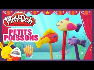 Les petits poissons dans l'eau - Comptine en pâte à modeler Play-Doh