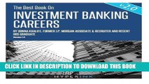 Collection Book The Best Book on Investment Banking Careers