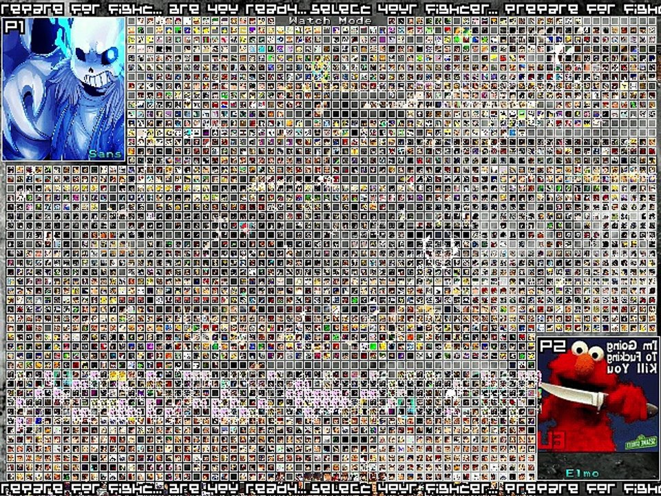 Sans (Undertale) Vs Elmo (Sesame Street)