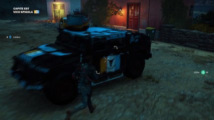 Just Cause 3: (Standing up intensifies)