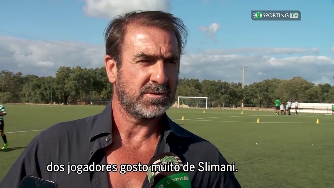 Eric Cantona : "J'aime beaucoup Slimani"