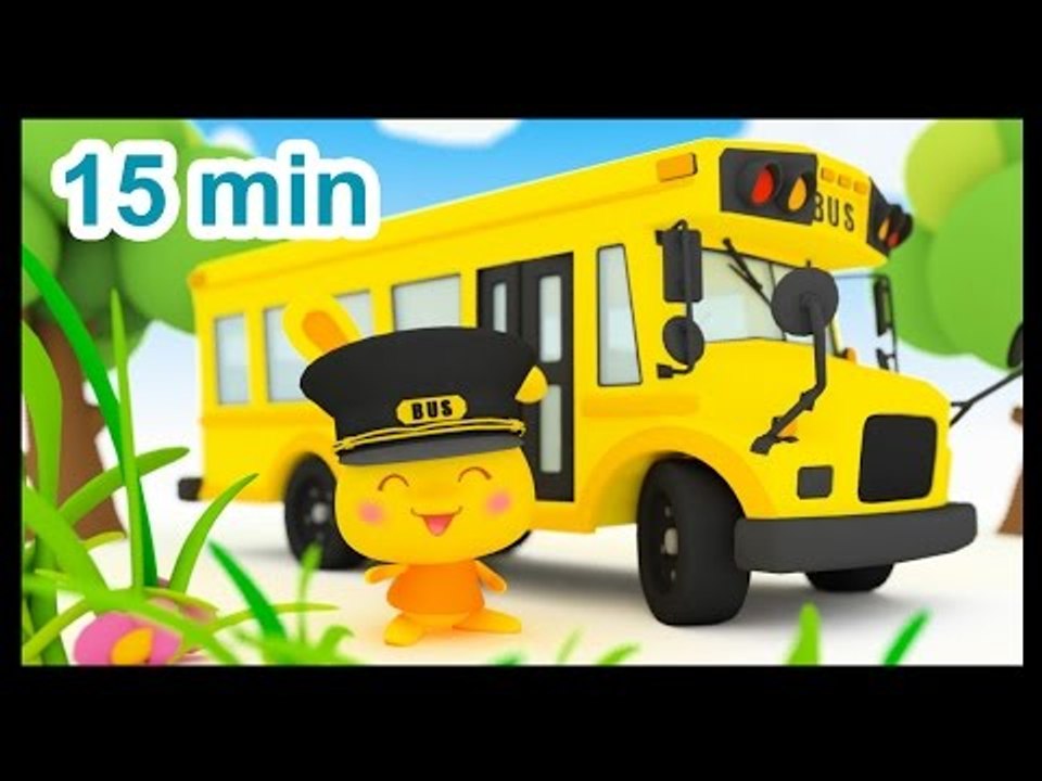 Les roues de l'autobus - The wheels on the bus en français - Comptines Titounis