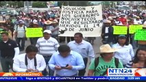 Coordinadora Nacional de Trabajadores de la Educación retoma bloqueos en las principales carreteras de Oaxaca