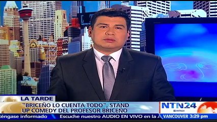 "No podemos presentarnos en teatros del estado" Profesor Briceño a NTN24 sobre su stand-up comedy de política venezolana