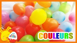 Compétition des couleurs - Apprendre les couleurs avec les ballons surprises - Touni Toys