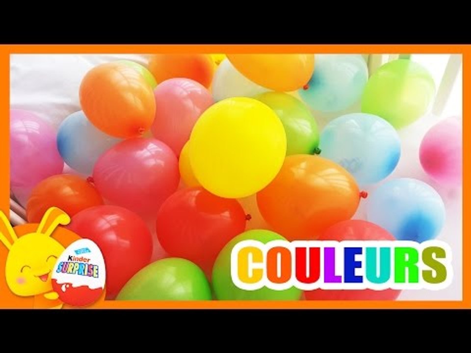Compétition des couleurs - Apprendre les couleurs avec les ballons surprises - Touni Toys