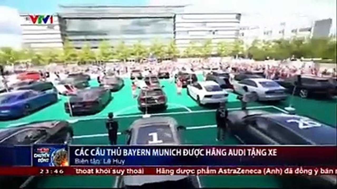 Cứ trước mỗi một mùa giải mới nhà tại trợ Audi lại tặng cho mỗi cầu thủ Bayern Munich một chiếc xe đời mới.