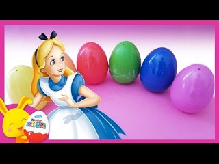 Alice aux pays des merveilles - Oeufs surprises de couleurs Disney - Touni toys