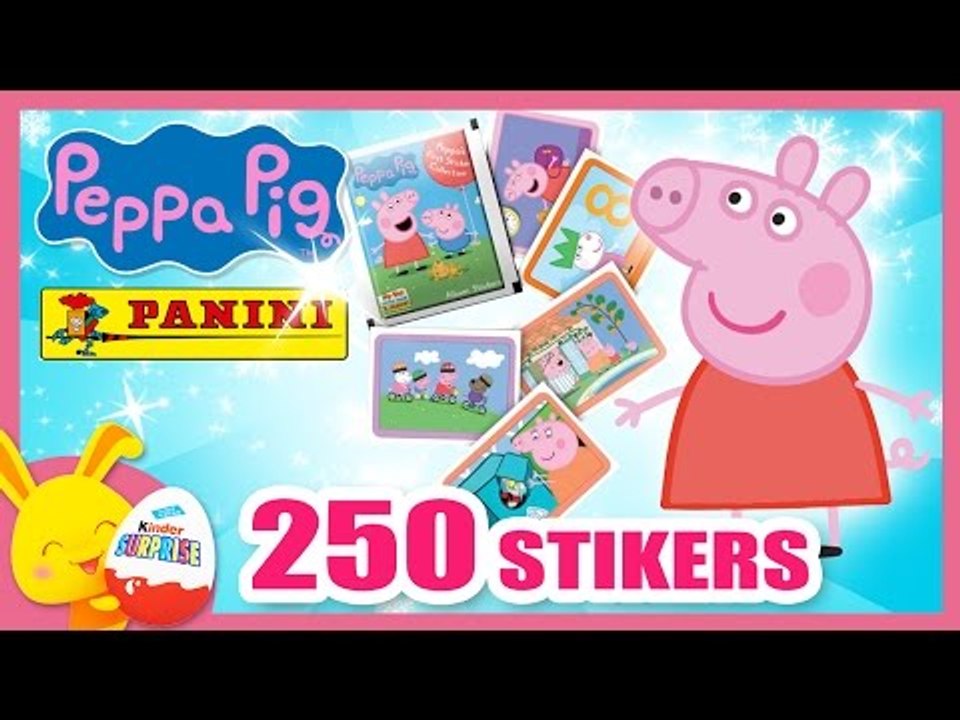 Peppa Pig - 250 Images stickers Panini - Titounis