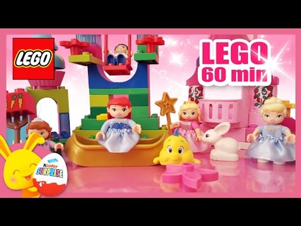 Disney princesse en francais avec les LEGO Duplo pour les petits - Cendrillon, Ariel, Aurore