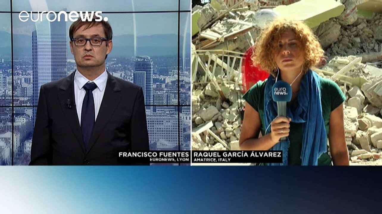 Vor ort in amatrice