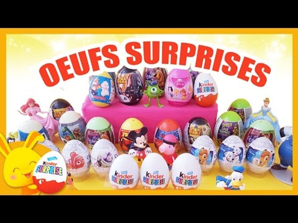 Oeufs surprises Kinder Princesses, cars, Disney, spiderman - Titounis - Touni Toys