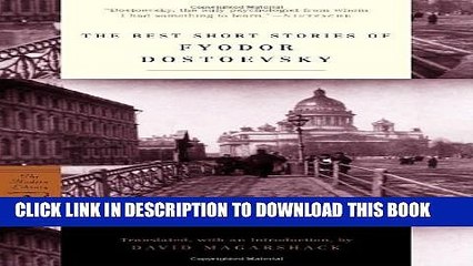 [PDF] The Best Short Stories of Fyodor Dostoevsky (Modern Library) Popular Online