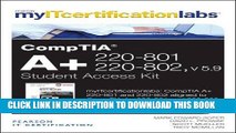 New Book CompTIA A  220-801 and 220-802 Cert Guide, V5.9 MyITCertificationLab -- Access Card