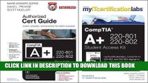 Collection Book CompTIA A  220-801-220-802 Authorized Cert Guide with MyITCertificationLab Bundle