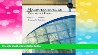 READ FREE FULL  Macroeconomics: Principles and Policy (Available Titles Aplia)  READ Ebook Full