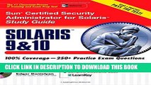 Collection Book Sun Certified Security Administrator for Solaris 9   10 Study Guide (Certification