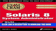 Collection Book Solaris 8 System Administrator Exam Cram (Exam: 310-011, 310-012)