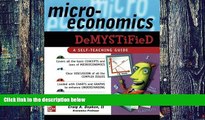 Big Deals  Microeconomics Demystified: A Self-Teaching Guide  Free Full Read Most Wanted