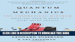 [PDF] Quantum Mechanics: The Theoretical Minimum Full Online