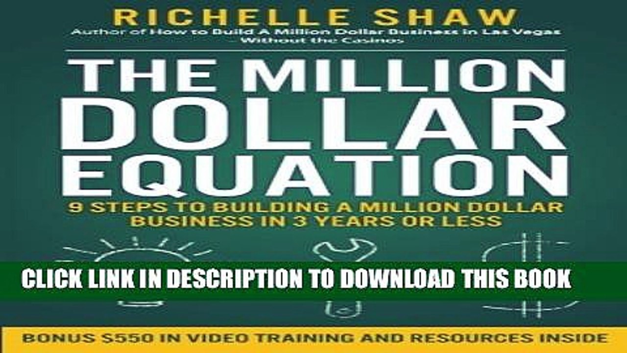 [PDF] The Million Dollar Equation: How to build a million dollar business in 3 years or less