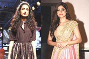 Sarah Jane Dias walks the ramp at Lakme Fashion Week 2016