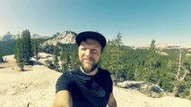 Demande en mariage au sommet du parc de Yosemite