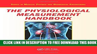 New Book The Physiological Measurement Handbook