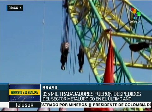 Brasil: trabajadores petroleros rechazan medidas del gob. interino