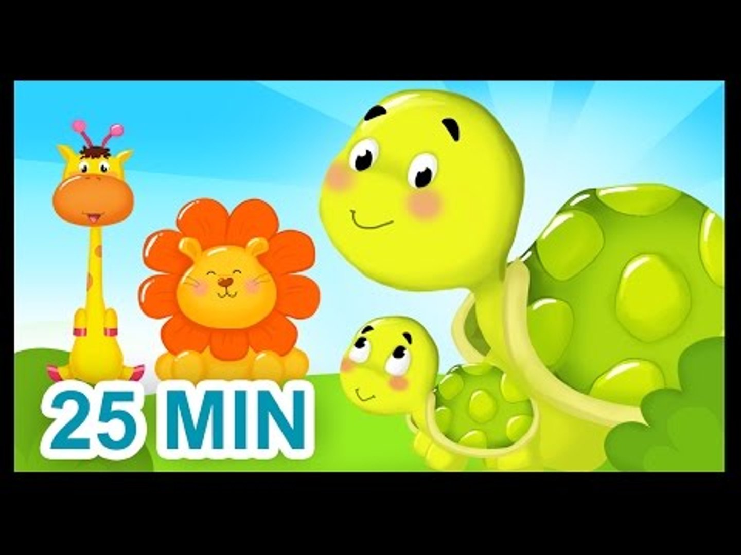 La famille Tortue - Chansons sur les animaux pour les bébés, image size:1440x1080