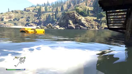 SECRET HIDDEN SEA MONSTER IN GTA 5! (GTA 5 ONLINE) -