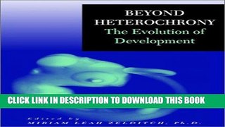[PDF] Beyond Heterochrony: The Evolution of Development Full Online