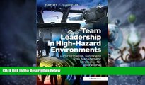 Big Deals  Team Leadership in High-Hazard Environments: Performance, Safety and Risk Management